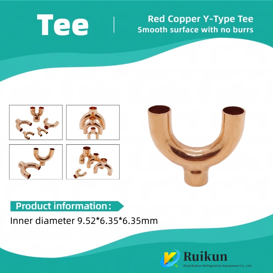 Dayanıklı Kalınlaştırılmış Kaynaklı Bakır Tee Eklemi