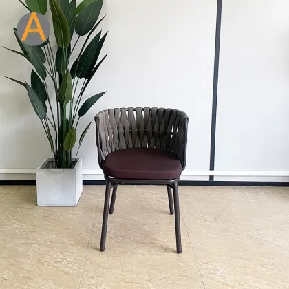 Rope Chair for Outdoor Dining and Balcony