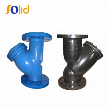 Ductile Iron Y Type strainer valve with Flanged ends