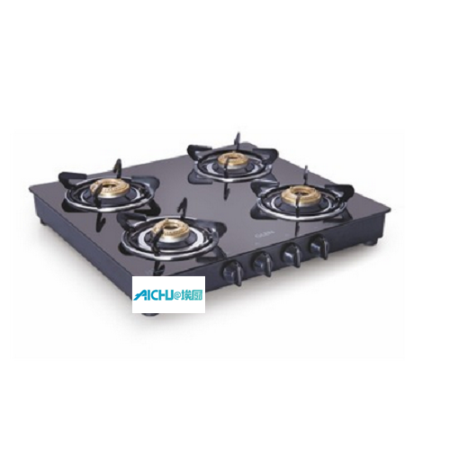 Glen Four Burners Black LPG Stove