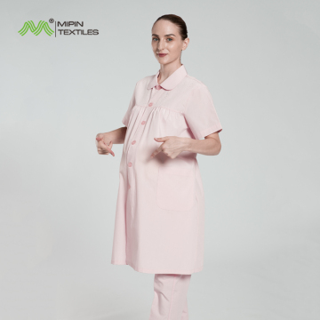 MengYIpin Plus Size Quick Drying Nurse Scrubs Dress for Mommy