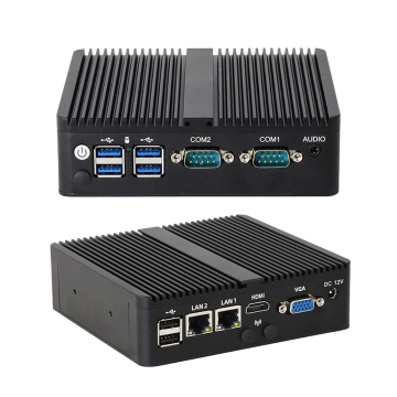 Quad Core J6412 J4125 Mini công nghiệp PC RS485