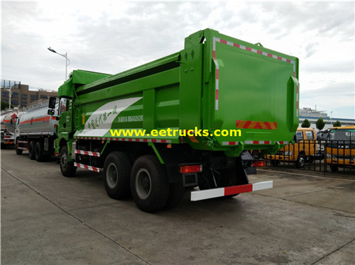سينوتروك 15 طن 6x4 النفايات تفريغ الشاحنات
