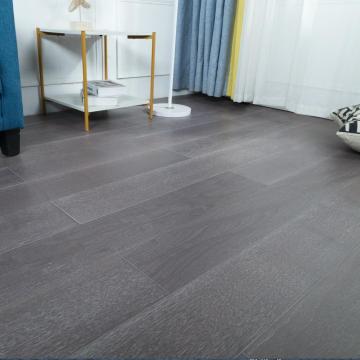 Parquet en noyer d&#39;ingénierie gris foncé