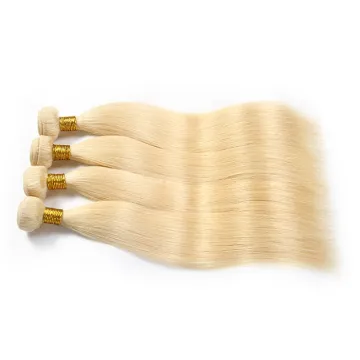 Msbeauty Wholesale 613 Virgin Blonde Hair Weave Bundles Brazilian Human Hair 613 HD lace Frontal Closure With Bundles