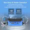 Komputer mini perindustrian dwi lan fanless