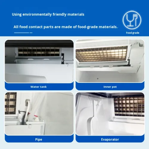 80-100kg Snooker Commercial Ice Maker Machines for Retail