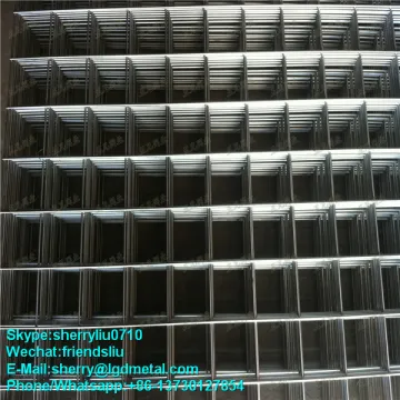 1/4 inch galvanized welded wire mesh 8gauge stainless steel welded wire mesh---WMSL010