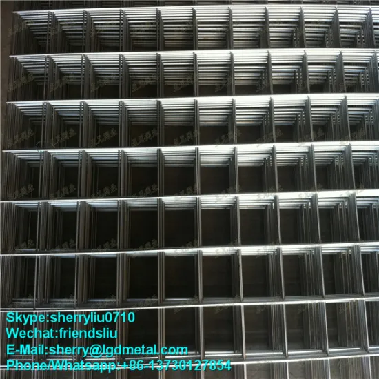 1/4 inch galvanized welded wire mesh 8gauge stainless steel welded wire mesh---WMSL010