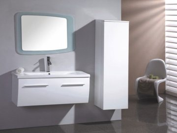 High Quality PVC White Cabinet in Bathroom