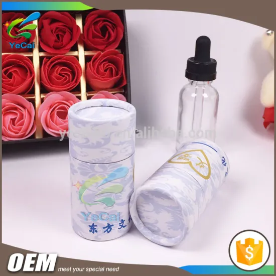 Trade assurance custom printing poster tube paper, kraft paper tube for e liquid bottles