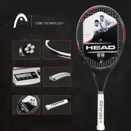 HEAD Tennis Racket Carbon Composite Padel Rackets Professional Men Women Beginners Tennis Rackets Tenis De Racquet With Bag