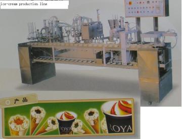 Ice cream machine, ice cream forming machine, freezing tunnel, aging tank