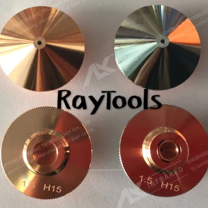 AMADA Laser Nozzle 28mm*22mm Single/Double Layer Chrome Plating for Laser Equipment Spare Parts