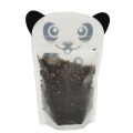 Recycling-Teebeutel in Panda-Form