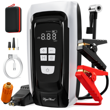 Starter portabil pentru mașină, all-in-1