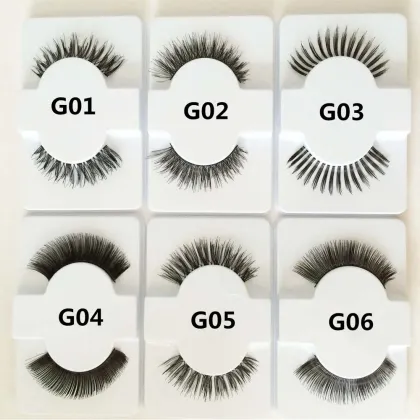 popular silk eyelashes pbt fiber material silk handmade lash