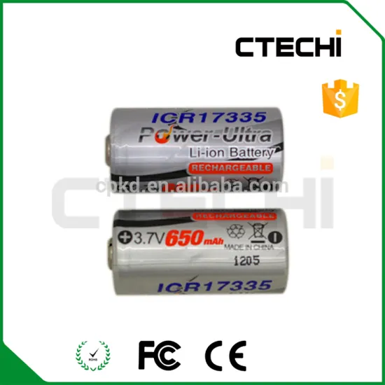 3.7V Li-ion cylindrical cell ICR17335 for medical equipments
