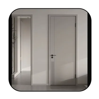 Custom Invisible Door: Hormann Zhang's Minimalist Wooden Interior Push Pull Doors