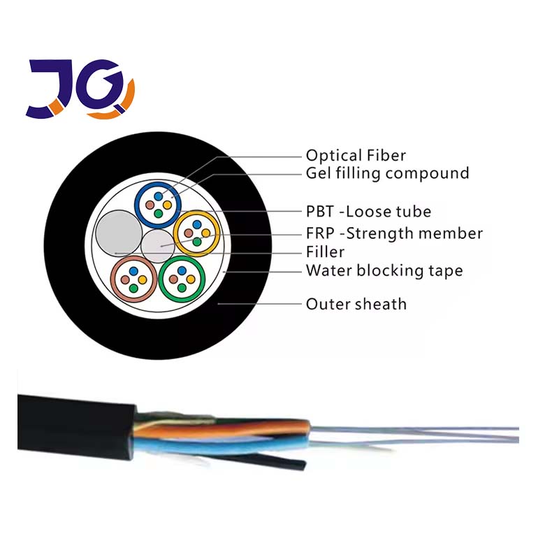 direct burial undergroundG652Dfiber optica cable GYFTY