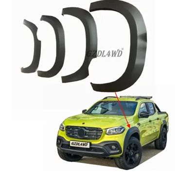 Matte Black Car Fender Flares 4PCS for X-Class 2018 Wheel Arch Extensions