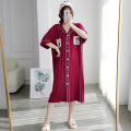 Men'S Summer Thin Dressing Gown women's plus size modal long nightdress Factory