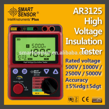 High Voltage Insulation Tester AR3125 Smart Sensor