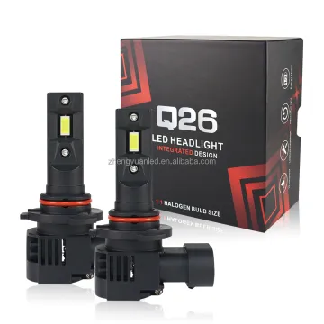 2024 Luxfighte Best Seller Black Q26 9005 High Brightness CSP7035 CANBUS Free Plug and Play LED Car Headlights