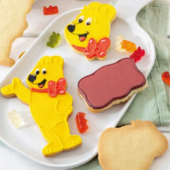 Stainless Steel Bear Shape Cookie Cutters for Wholesale Biscuits and Fondant Decorating