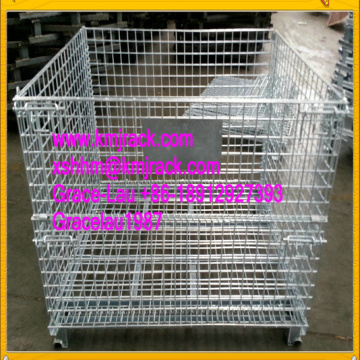 Type A-7 Stackable Wire Storage Cage Without Wheels