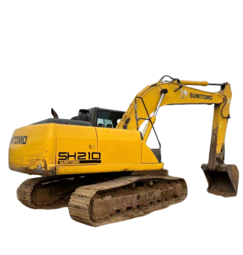 Used SH210 Crawler Excavator with JIS Bucket and Isuzu Engine