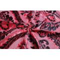 Polyester Sofa Upholstery Jacquard Cut Velvet Fabric