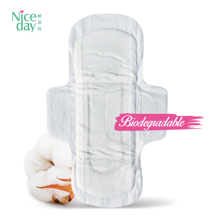 100% biodegradable organic cotton sanitary pads