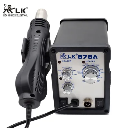 Two-in-One Soldering Station with LK 878A Soldering Irons for Rework