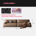 Damascus leather living room sofa