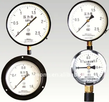 Accurate air pressure gauge meter