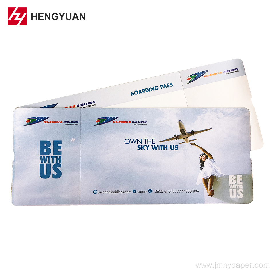 Airline Boarding Pass Paper Luggage Tags