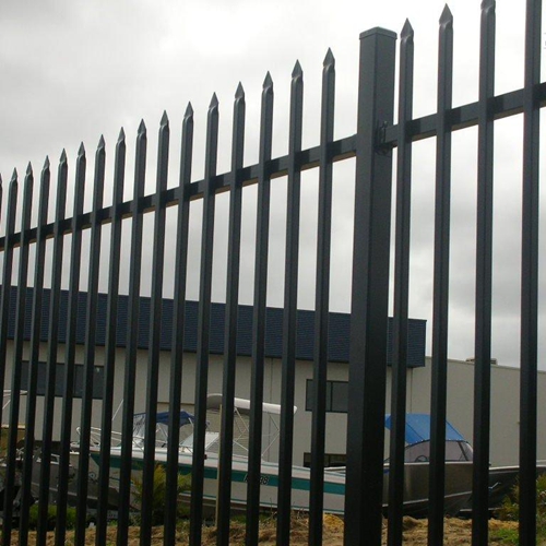 zinc steel fence pvc coated