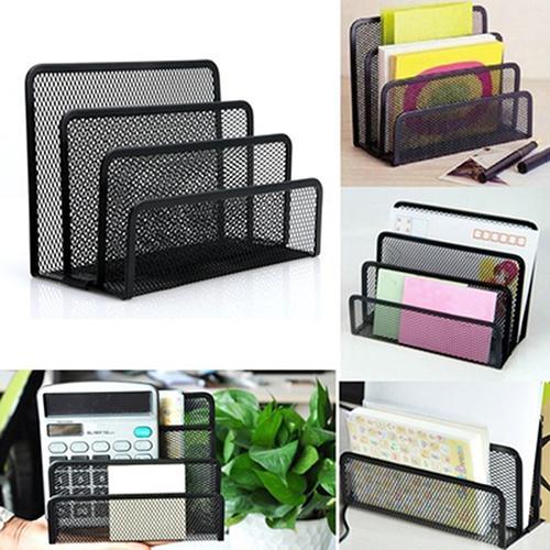 New Desktop Office Supplies Book Letter Pen Holder Combination Barbed Wire Three-Layer Book Letter Pen Holder
