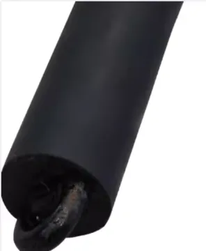 Plastic-coated compensation chain in elevator
