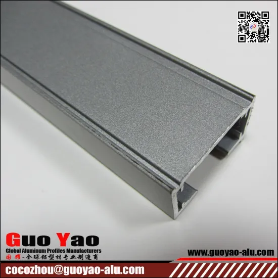 6063 T5 Natural Aluminum Anodizing Profile From GuoYao Aluminum Supplier