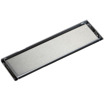 Stainless Steel Rectangular Bathroom Shower Floor Drain with Removable Cover