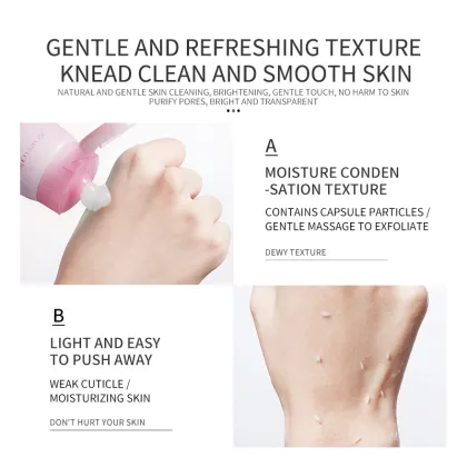Exfoliating gel Facial Wash Cleanser Nourishing Whitening
