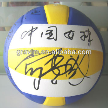 Hot!Signature design laminated pu volleyball for training and promotion