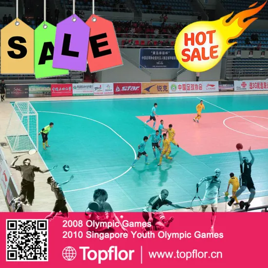 Indoor futsal court pvc vinyl flooring prices used futsal sports flooring
