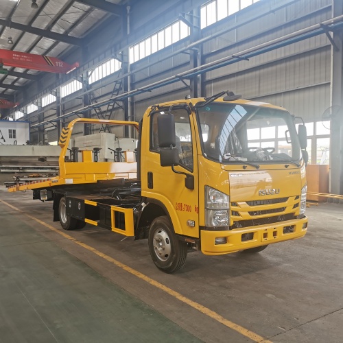 Isuzu 5 toneladas de camión de remolque plano
