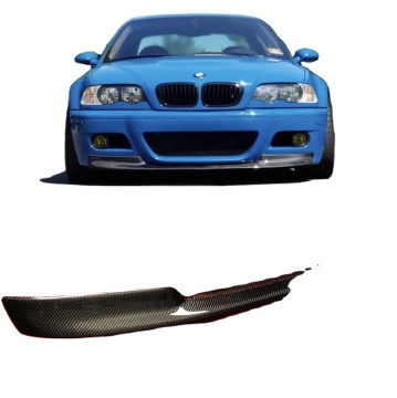 OEM बम्पर के लिए E46 M3 फ्रंट स्पॉइलर लिप कार्बन फाइबर CSL स्टाइल