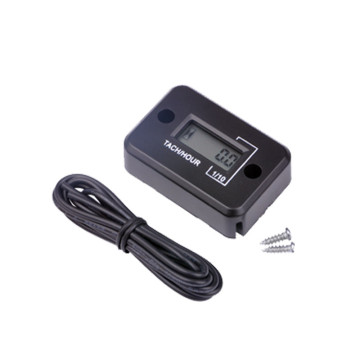 Waterproof LCD Digital RPM Hour Meter Tachometer for Motorcycles, ATVs, and More