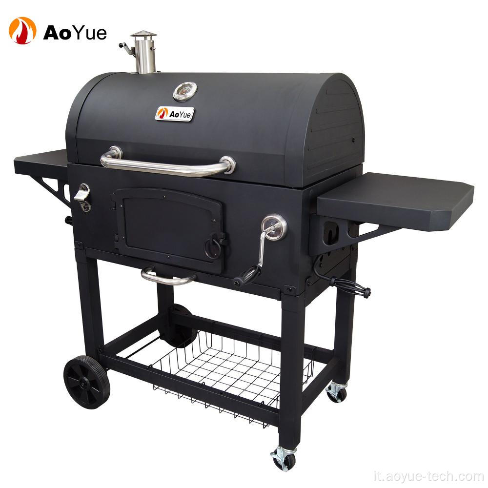 Grill di carbone per outdoor grande a carbone pesante