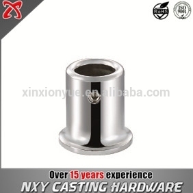 SS304 or Brass Glass Shower room pipe connector / wall to pipe fitting